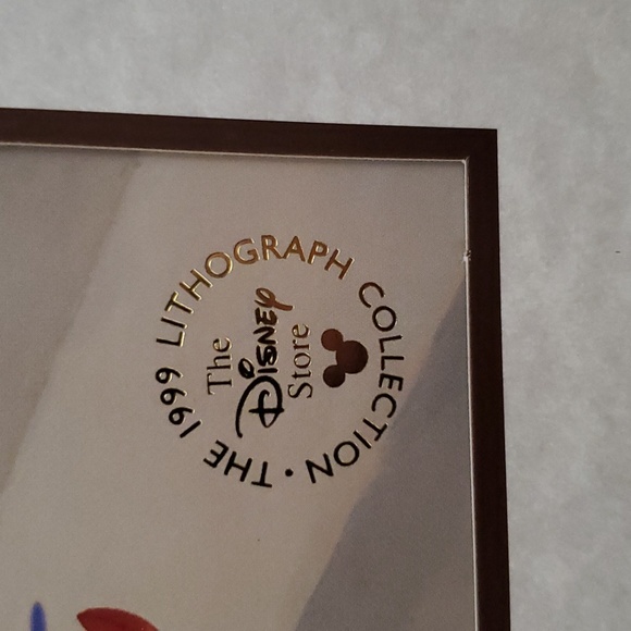 The Disney store collection 1999 Milan lithograph - Picture 2 of 2